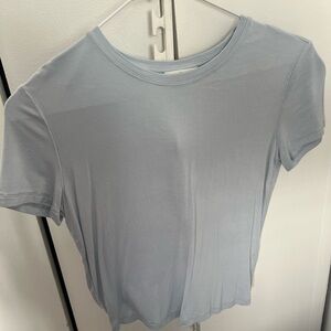 Babaton Sky Blue Short Sleeve Tee